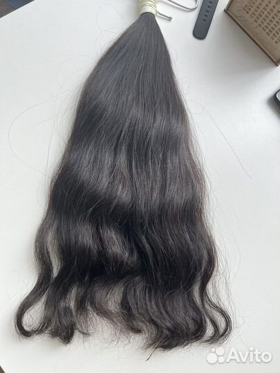 Волосы для наращивания черные