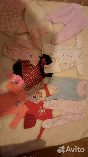 Детские вещи от 0 до 6 месяцев