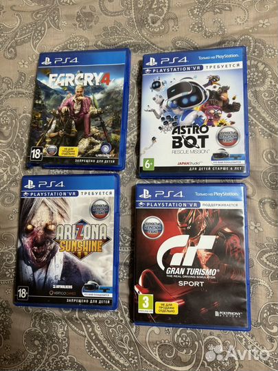 Игры ps4 vr