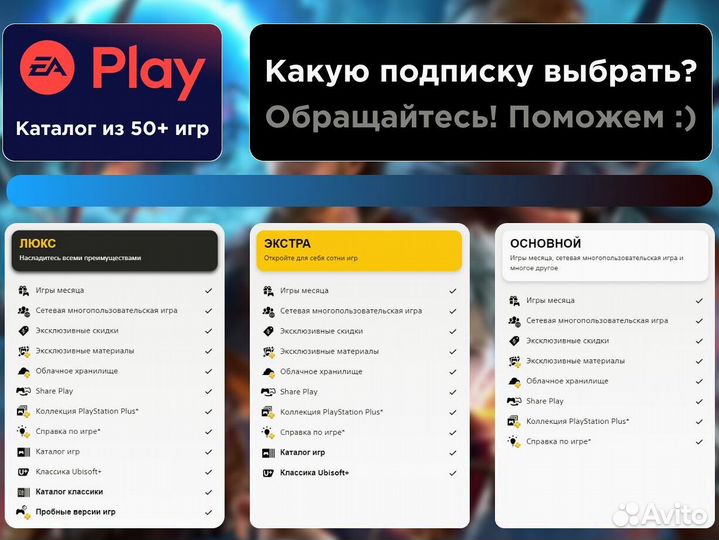 Все лучшие игры подписка EA Play и не только Injus