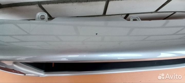 Губа переднего бампера Mitsubishi Outlander 3