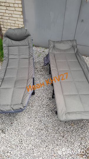 Раскладушка туристическая с матрасом