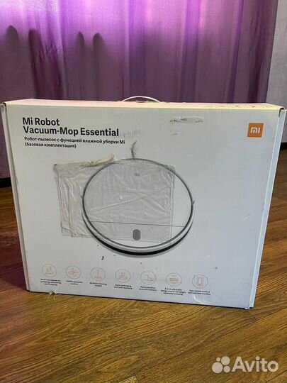 Робот пылесос xiaomi mi robot vacuum mop essential
