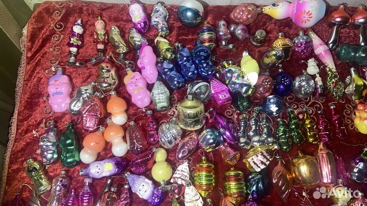 Елочные игрушки СССР