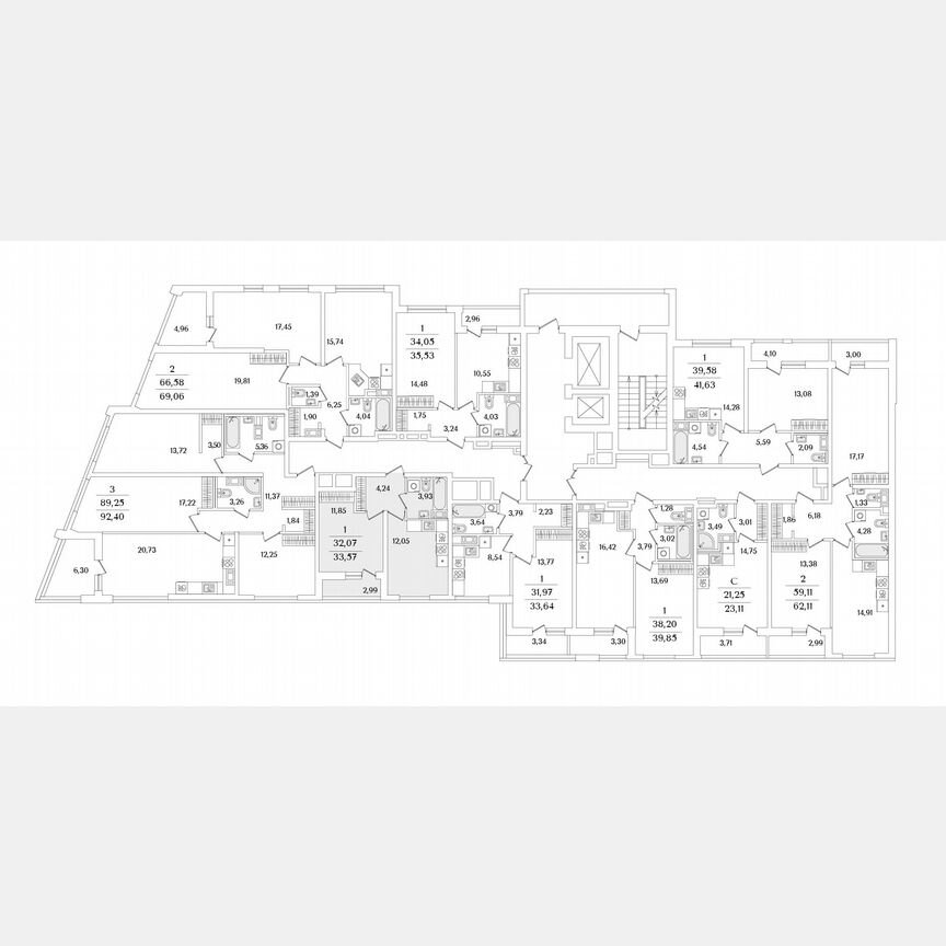 1-к. квартира, 33,6 м², 10/18 эт.