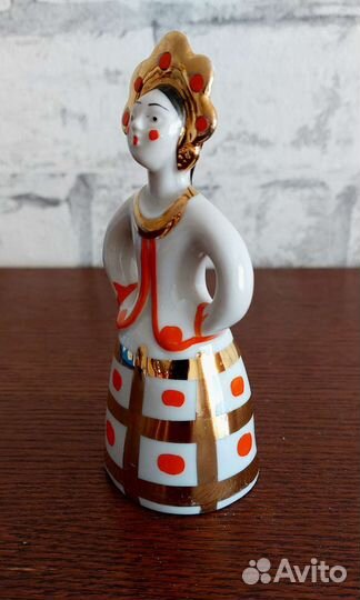 Статуэтка матрешка-невеста Дулево, СССР 1968-1970г