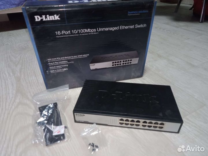Коммутатор D-Link DES-1016D/H1