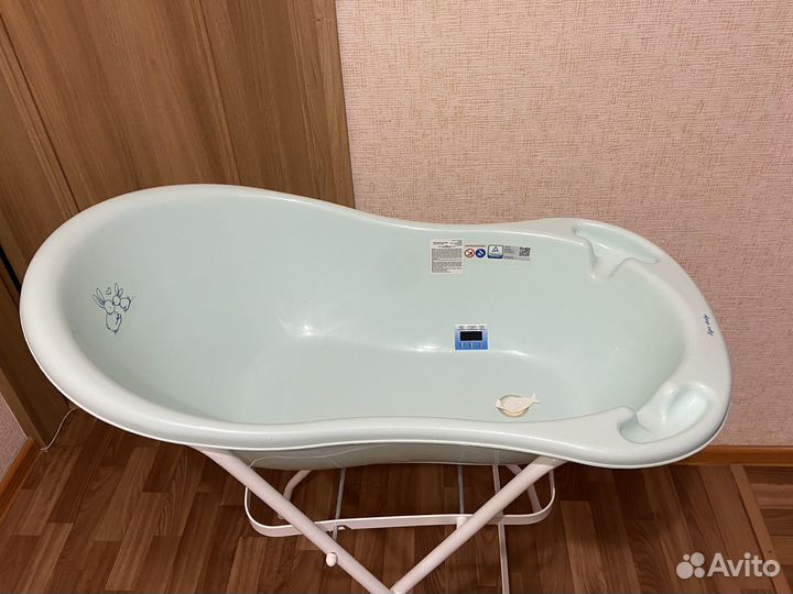 Детская ванночка с подставкой и горкой