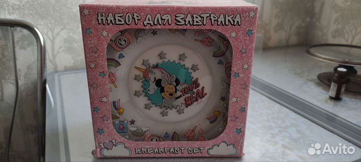 Детский набор для завтрака Минни-Маус