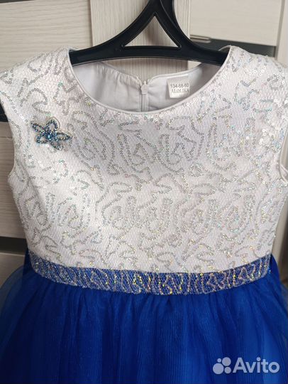 Нарядное платье для девочки 134