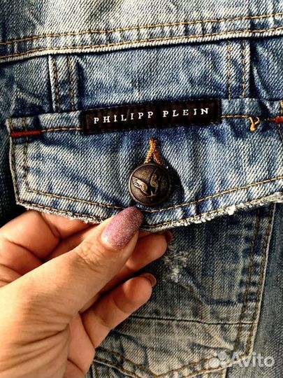 Куртка джинсовая мужская philipp plein оригинал