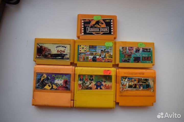 Картриджи для dendy