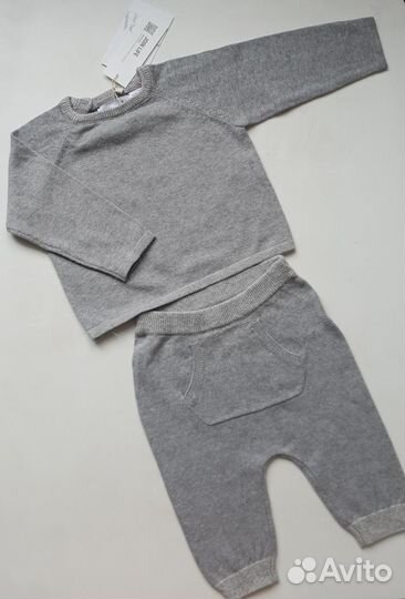 Новый хлопковый комплект Zara baby, 74