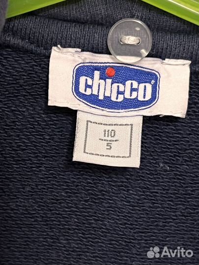 Джинсовая куртка Chicco original 110 2 в 1