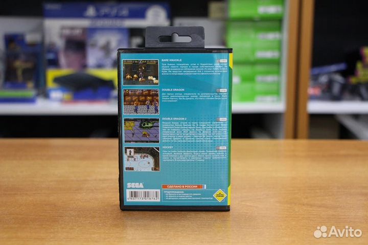 Картридж 16 бит cборник 4в1 AA-4104(RU) для Сеги