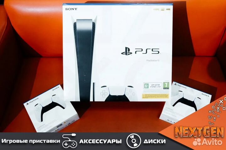 Новая Sony Playstation 5 BluRay + гарантия