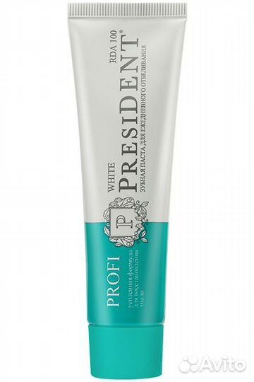 President. Зубная паста 50мл. White - для ежедневн