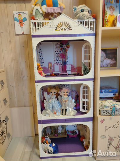 Кукольный домик коттедж Огонек