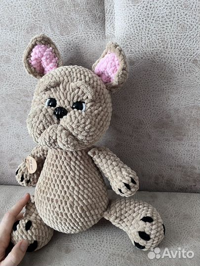 Мягкая игрушка вязанная