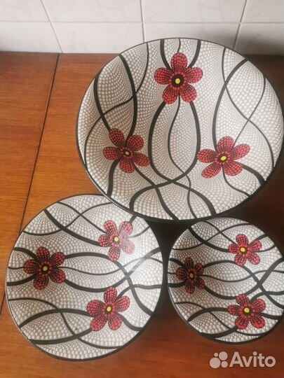 Набор тарелок из керамики