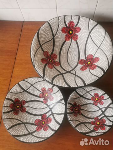 Набор тарелок из керамики