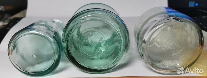 Баночки старинные с крышками