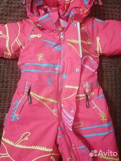 Зимний комбинезон для девочки 92