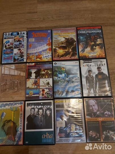 Cd диски с играми и фильмами