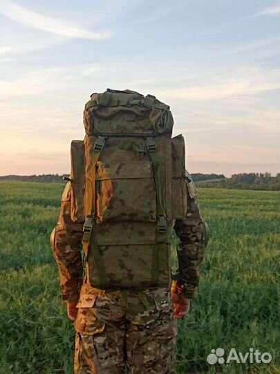 Рюкзак 70 л Тактичекий каркасом Армейский оптом