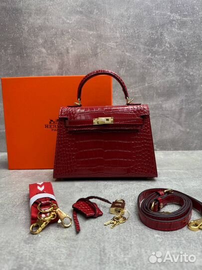 Сумка Hermes Kelly 22 крокодил