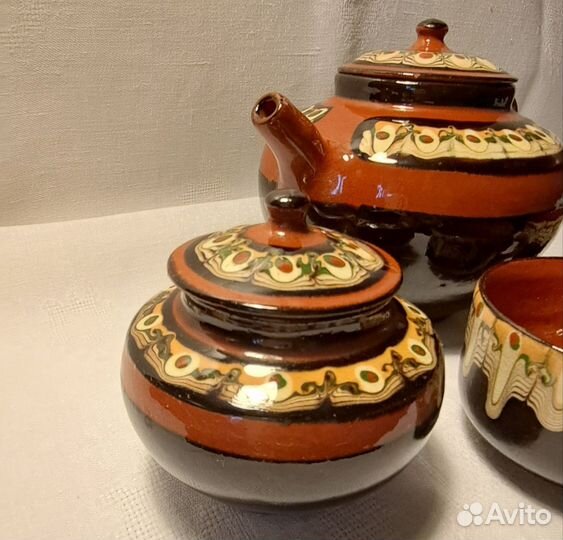Чайный сервис СССР керамика