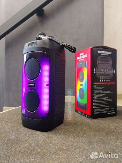 Портативная колонка, караоке, бас, чистый звук