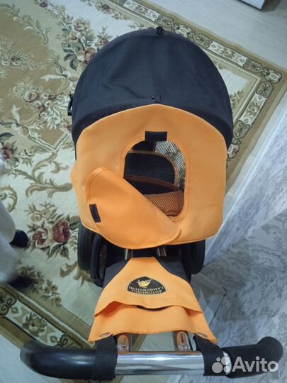 Велосипед коляска с ручкой