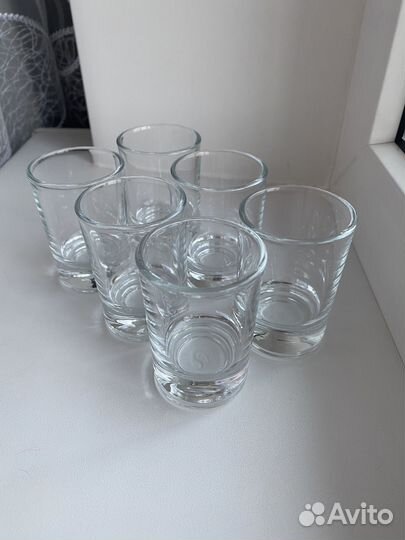 Рюмки (стаканы) 6 шт