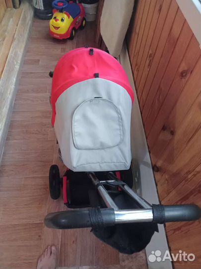 Детский велосипед с родительской ручкой