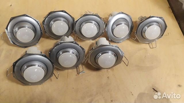 Точечные встраиваемые светильники