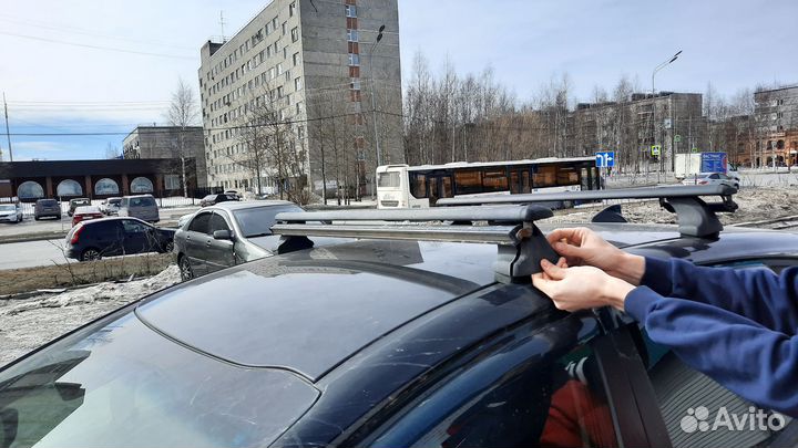 Багажник на рейлинги на киа сид