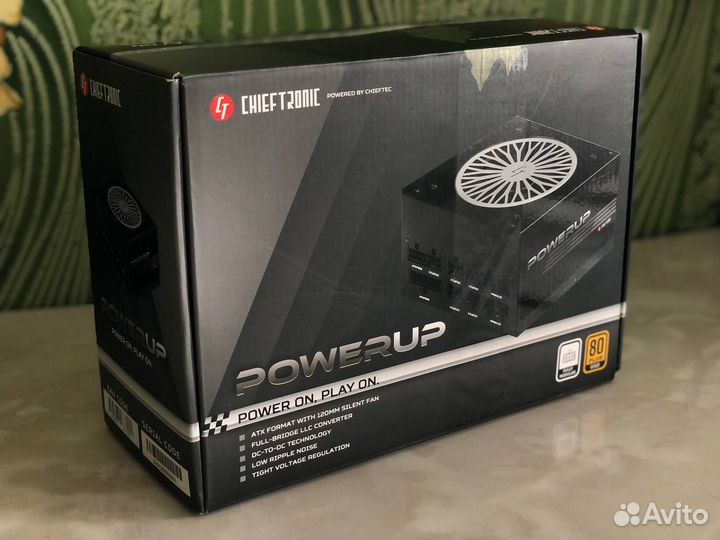 Модульный Блок питания Chieftec PowerUP 850w gold
