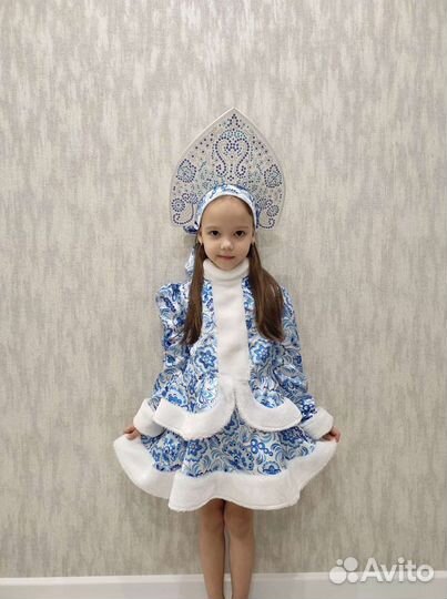 Костюм снегурочки для девочки