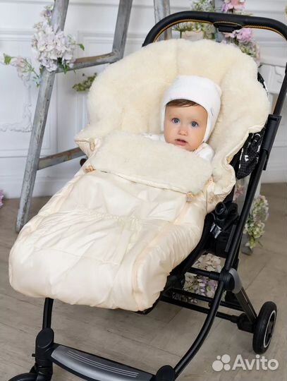 Зимний конверт в коляску