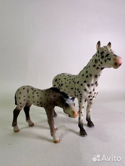 Фигурки schleich аппалуза кобыла и жеребенок