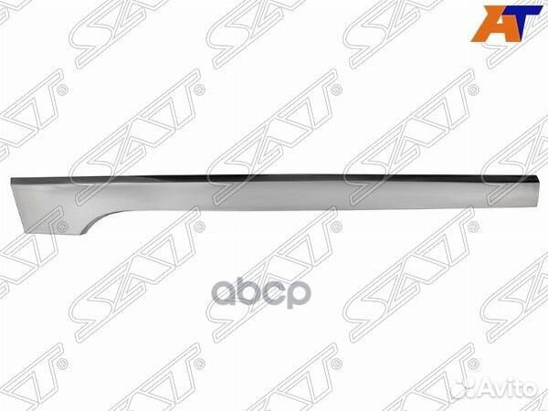 Молдинг бампера Volkswagen Touareg 14-18 (Сзади