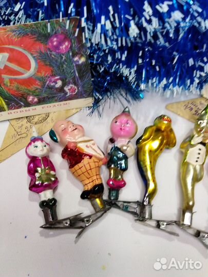 Елочные игрушки СССР