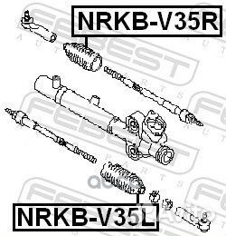 Пыльник рулевой рейки левый nrkbv35L Febest