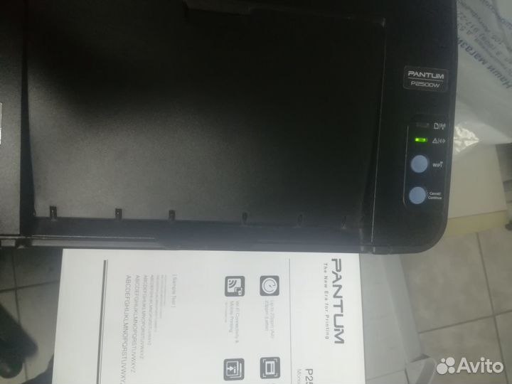 Принтер Pantum 2500W, б/у, в рабочем состоянии
