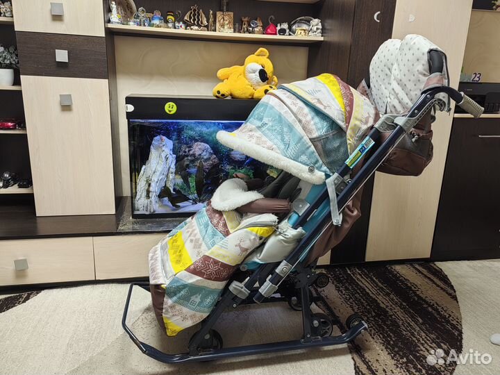 Санки коляска ника 7-3