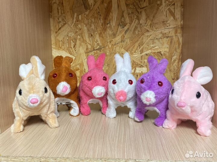 Кролик зайчик на батарейках символ года 2023