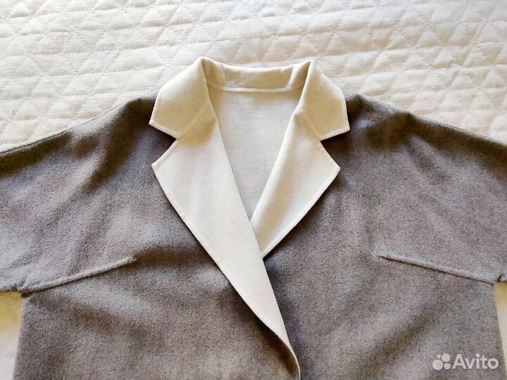 Пальто демисезонное, шерсть, 54-56 р