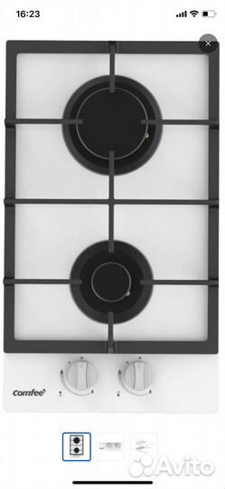 Газовая варочная панель 2 конфорки