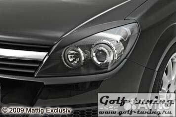 Opel Astra H Реснички для фар